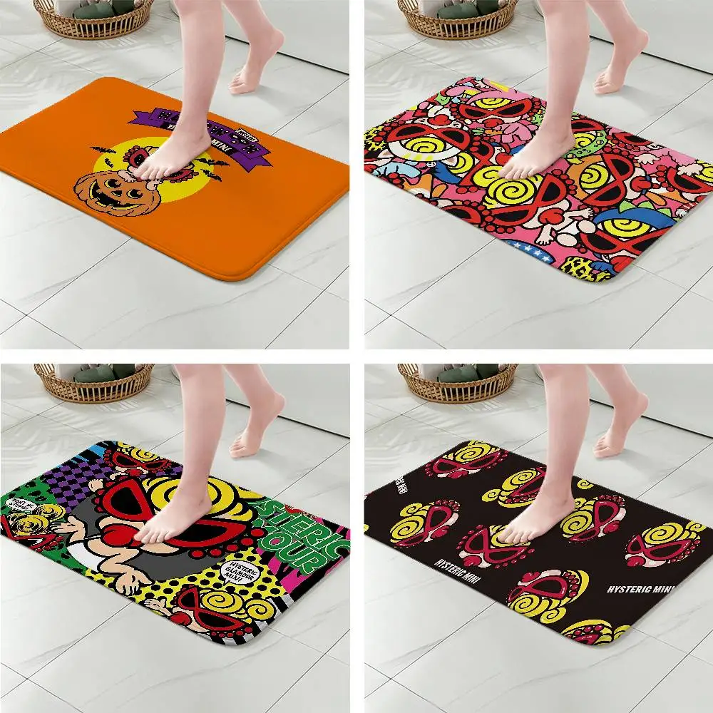Japan Mode Hysteric Mini Boden Matte Badezimmer Saugfähige Matte Einfache Tür Schmutz-beständig Matte Home Küche Matte Fuß Matte Eintrag matte