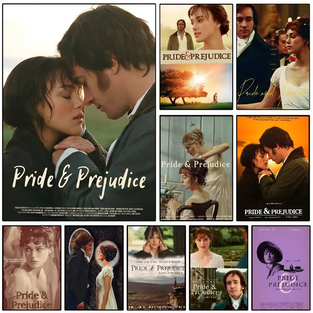 P-Pride & P-Prejudice Poster, HD-Klebewand, wasserdicht, für Zuhause, Wohnzimmer, Schlafzimmer, Wohnheim, Bar, ästhetische Dekoration