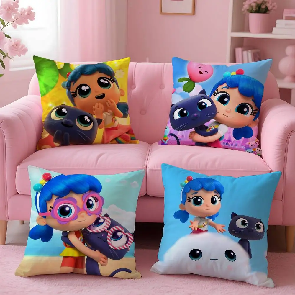 True R-Rainbow-W K-Kingdom Kissenbezug Musterdruck Kissenbezug Wohnzimmer Sofa Kissenbezug Schlafzimmer Zimmer Dekor Image