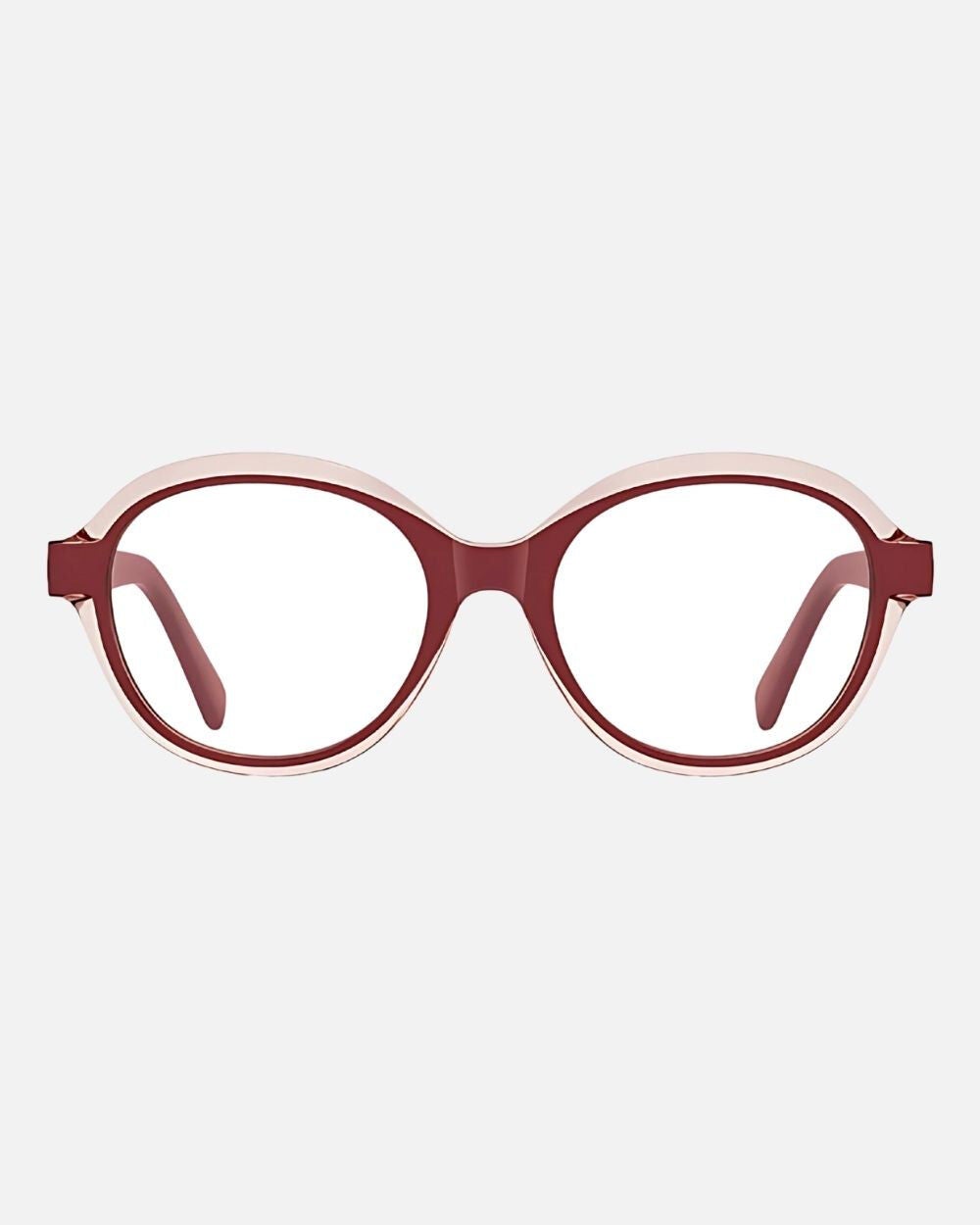 Women's Hollis Blue Light Glasses by Fifth & Ninth in Cranberry (Size ONE SIZE)