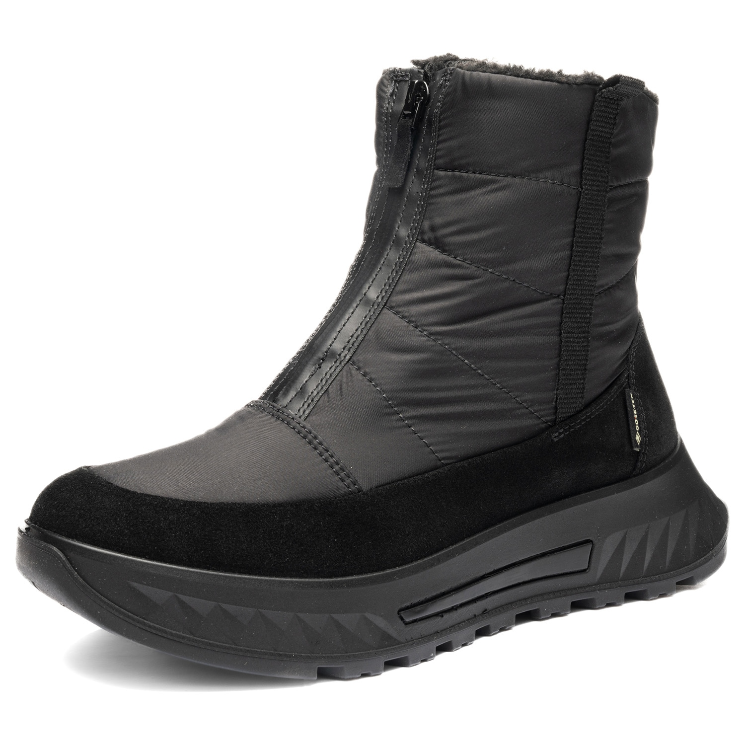 Winterboots ARA "ST.MORITZ", Damen, Gr. 7,5 (41), schwarz, Textil, Veloursleder, Schuhe, Snowboots, Winterstiefel mit Weite H (sehr weit)
