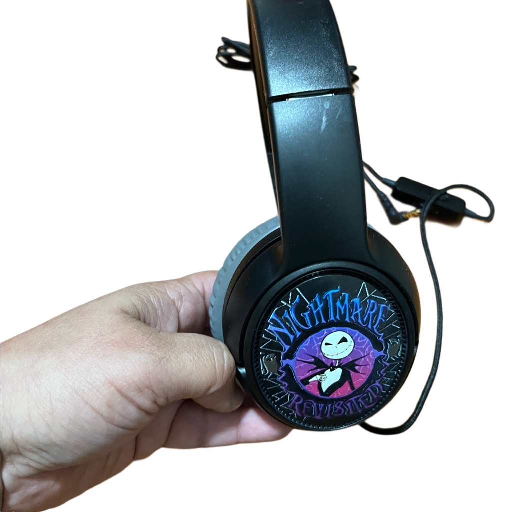 Disney Headphones | Jack Skellington Nightmare Before Christmas Headphones | Color: Black | Size: Os