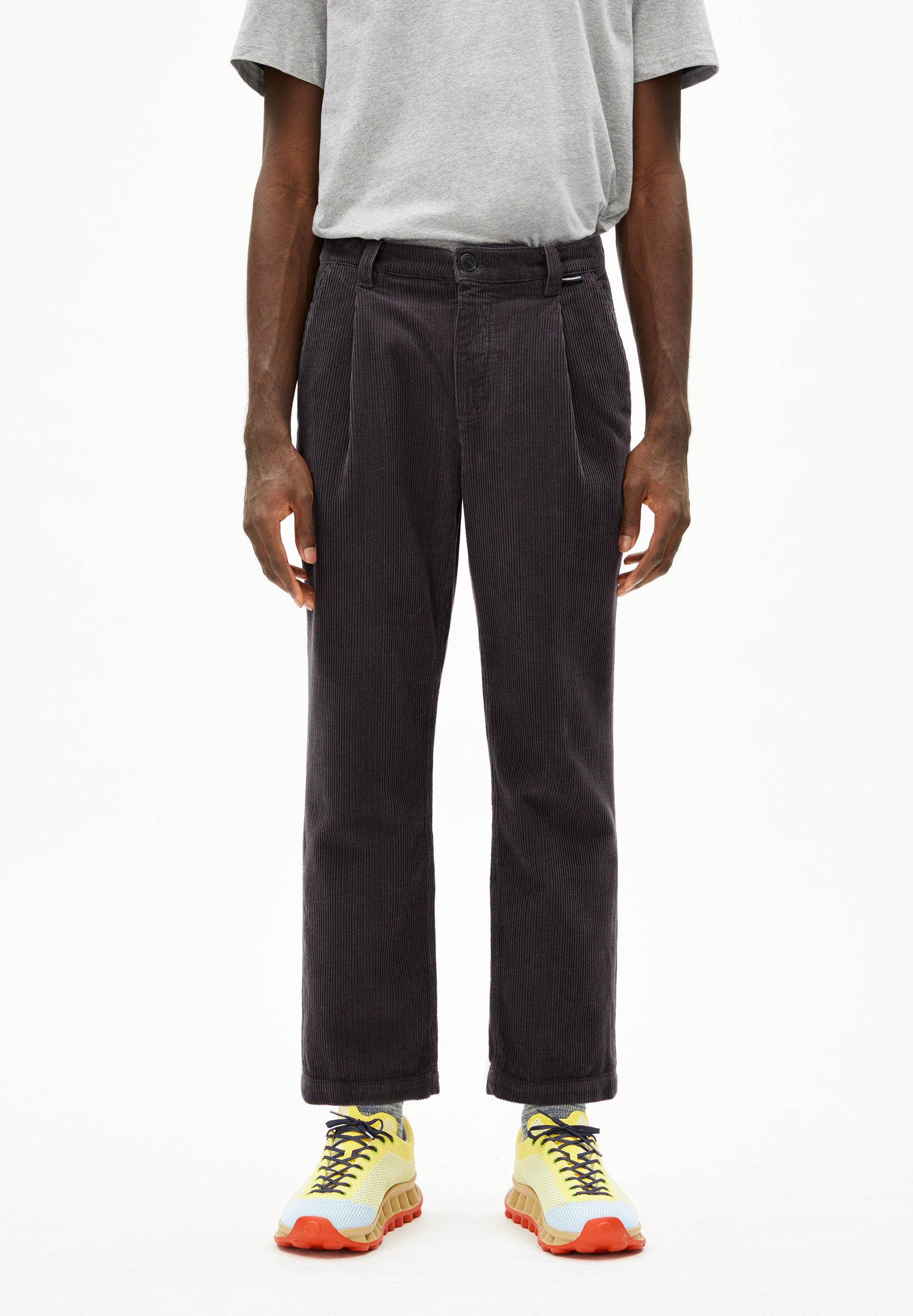 ARAANIO | Cord Hose aus Bio-Baumwolle - anthrazit (31) Image