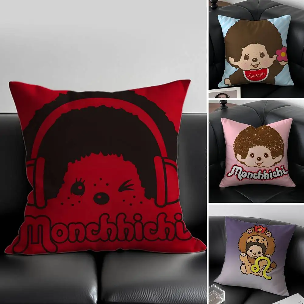 Cartoon M-Monchhichis Kissenbezug, Anti-Staubmite, unsichtbarer Reißverschluss, Schlafsofa Image