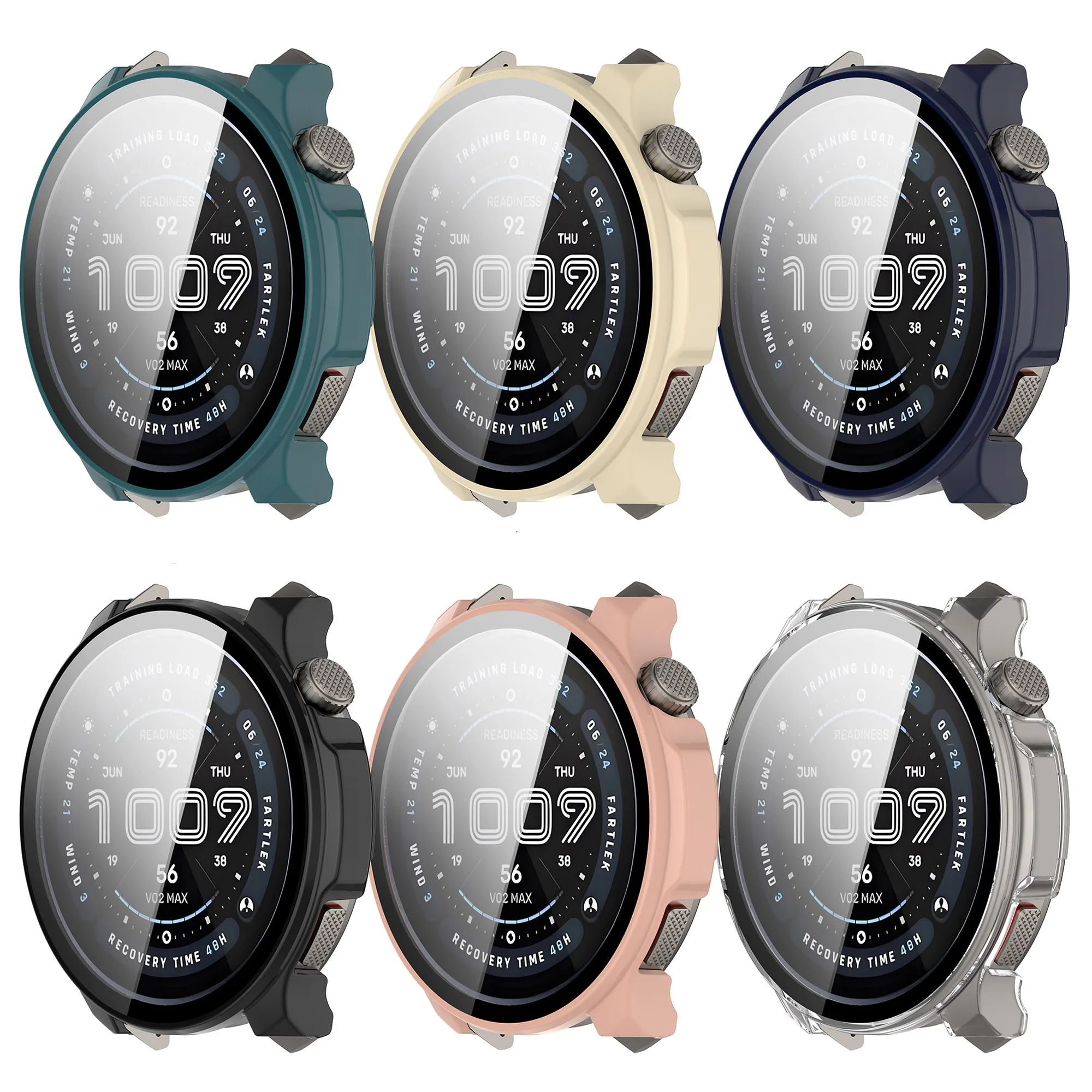 Per Amazfit Balance 2 PC + custodia protettiva in vetro temperato per Huami Amazfit Balance protezione schermo intero accessori copertura paraurti