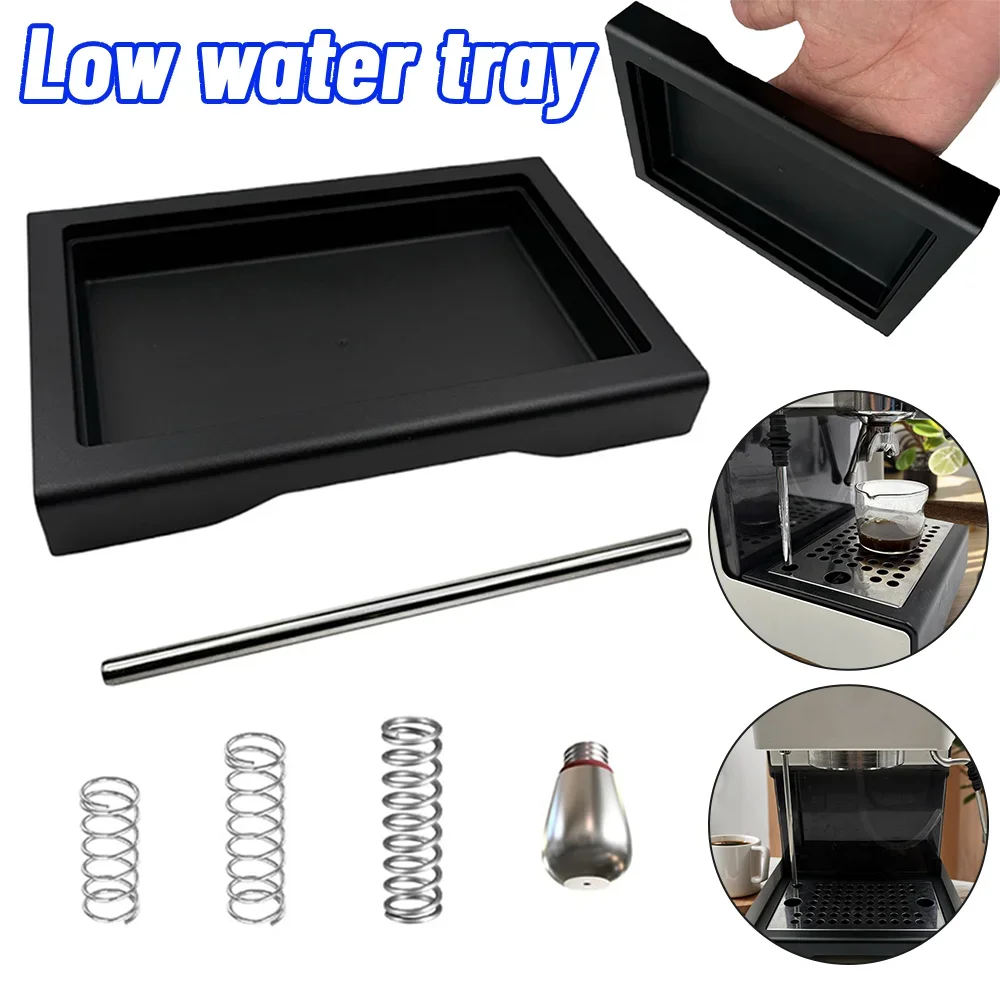 Abtropfschale für Kaffeemaschinen, Abtropfschale mit niedrigem Profil und Federauslauf, Zubehör für Kaffeemaschinen für Gaggia Classic Pro Tablett, Werkzeugteile Image