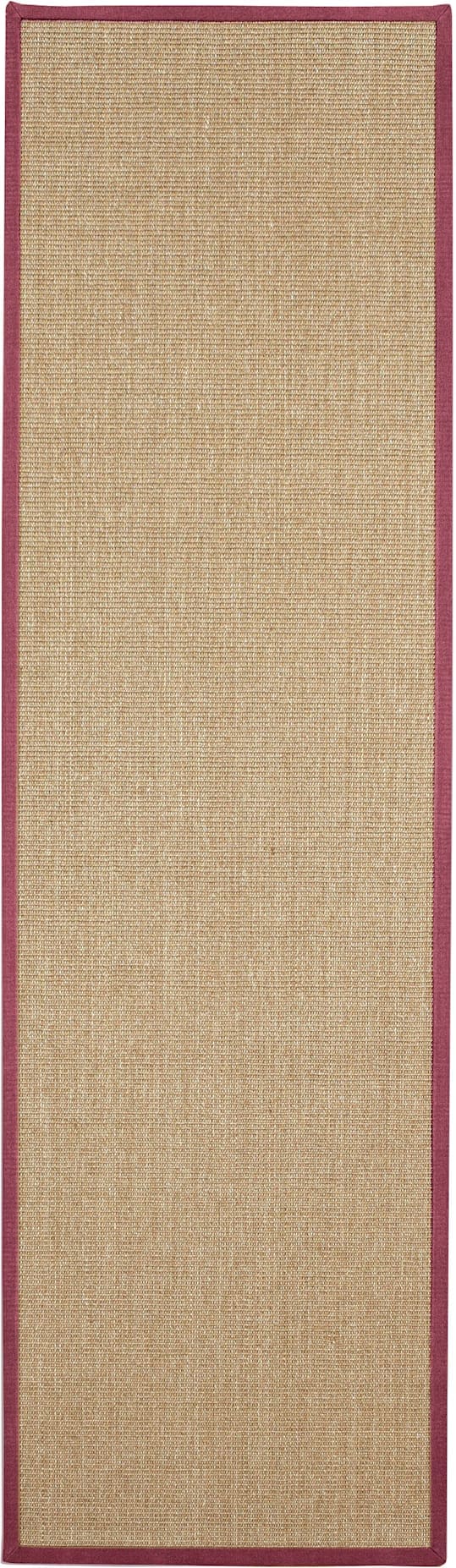 Teppich HEINE HOME Gr. 4, rot (weinrot), B:170cm H:7mm L:230cm, Sisal, Teppiche Image
