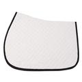 SmartPak Classic Lite White AP Saddle Pad - White/Black Trim - Smartpak