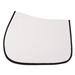 SmartPak Classic Lite White AP Saddle Pad - White/Black Trim - Smartpak