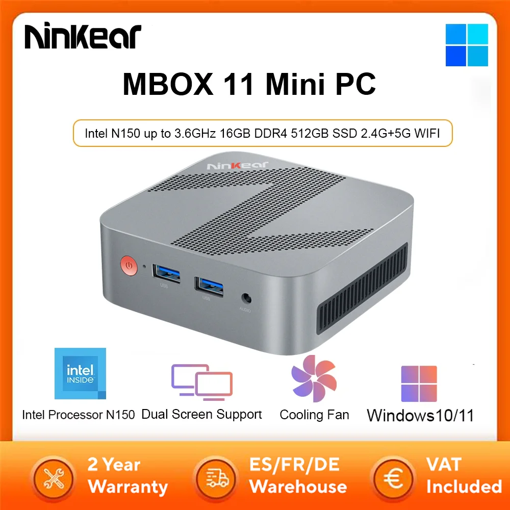 Ninkear MBOX 11 Mini PC Intel N150 jusqu