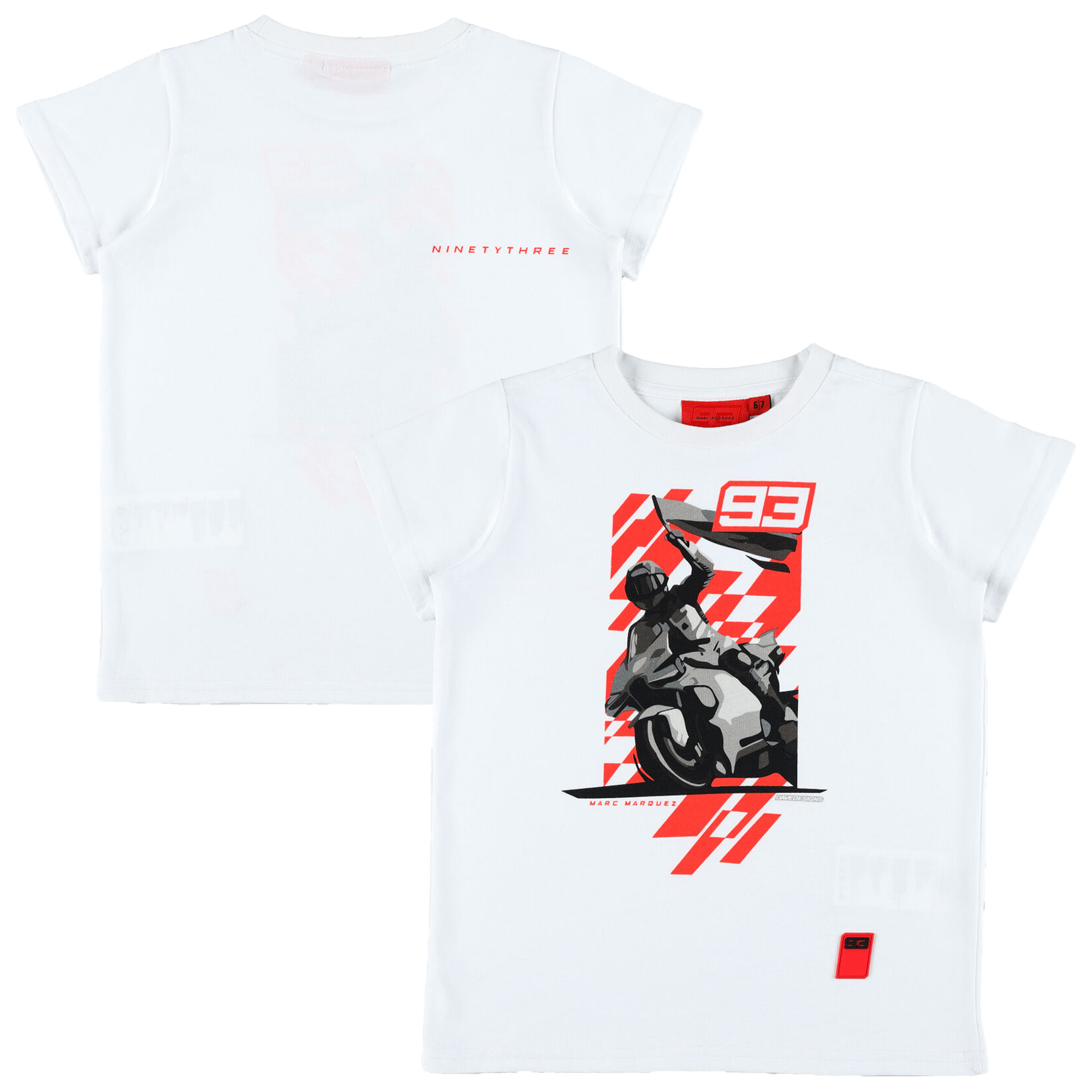 Marc Marquez 93 T-Shirt - Weiß - Kinder Image