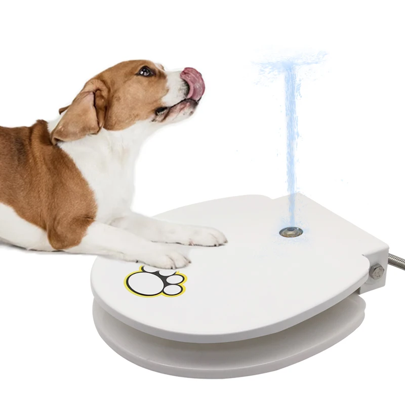 Hund Outdoor Wasser Brunnen Automatische Wasser Feeder Dispenser Haustier Trinkbrunnen Haustier Trinkwasser Selbst-pedalende Gerät Versorgung