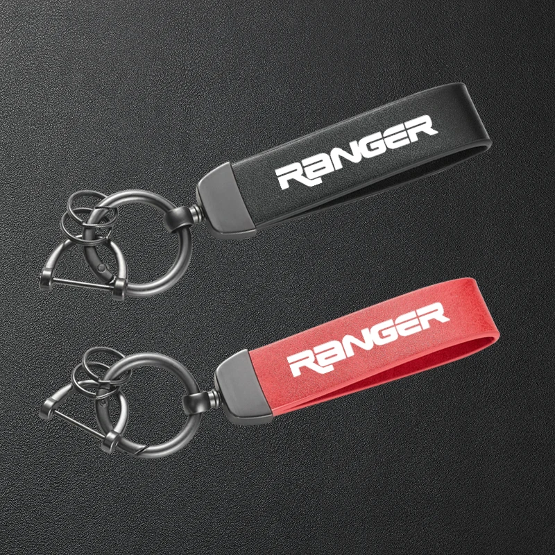 Für Ford Ranger Zubehör Hochwertiges Leder Auto Schlüsselanhänger Halter Schlüsselanhänger Image