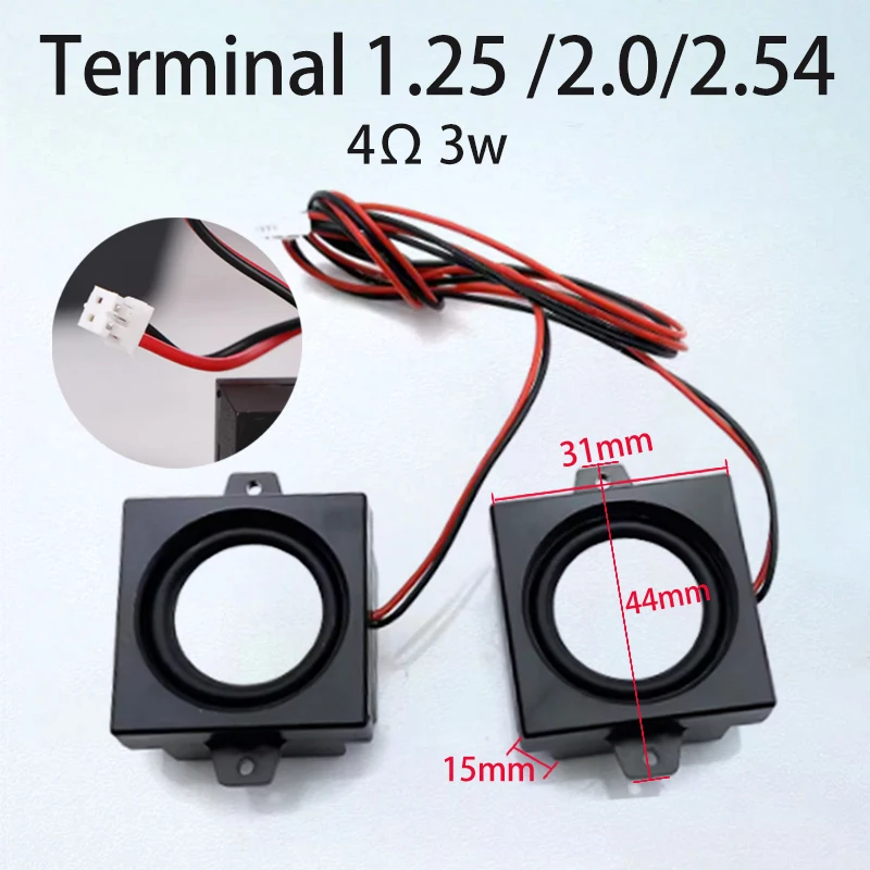 1PCS Lautsprecher 3 Watt 4 Ohm Einzel Hohlraum Mini Lautsprecher Full-Range Hohlraum Mobile Tragbare Werbung Maschine Lautsprecher stecker Image