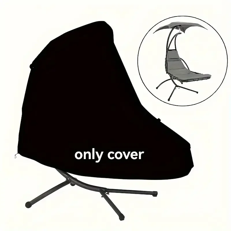 Robuster, gebogener Lounge-Stuhlbezug – Allwetter-Hängesesselschutz für den Außenbereich, UV- und Terrassenkissenbezug für Schaukeln Image