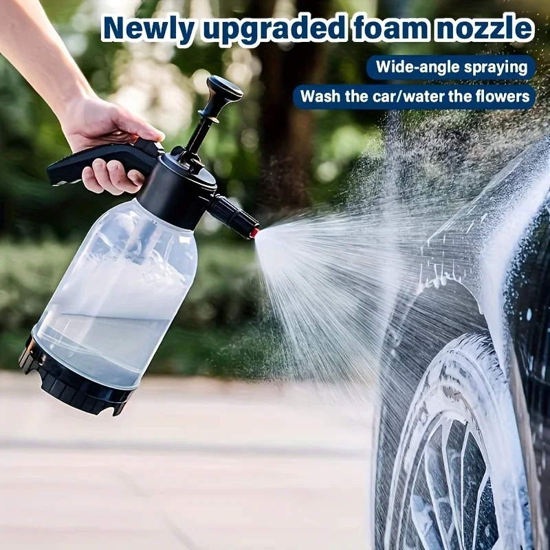 1 Stück Schaumstoffsprühgerät für Haushalt und Auto, Sprühflasche zum Waschen von Autos und Blumen, Wassersprühkessel, Desinfektionsmittel Image