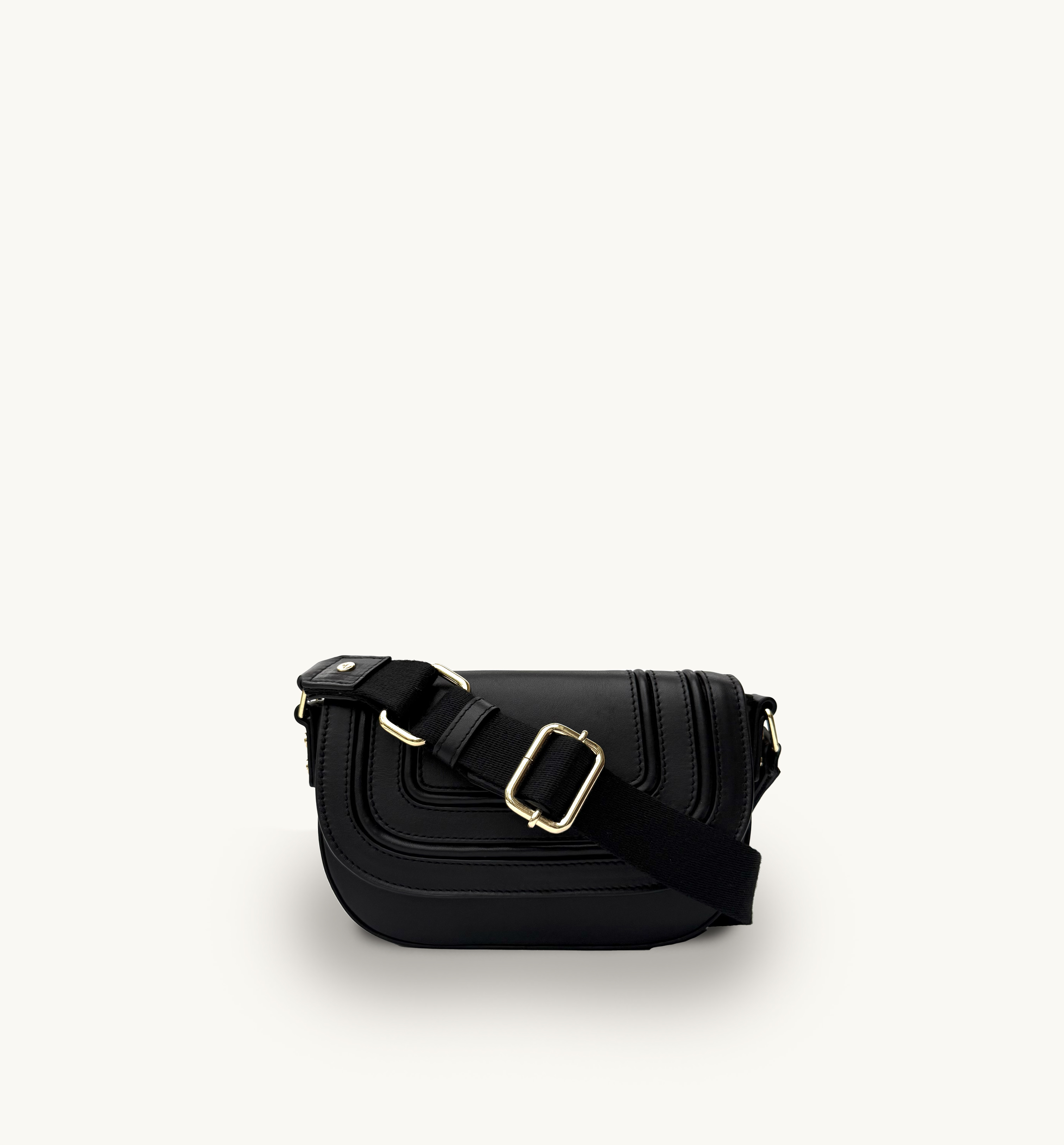 Apatchy London Womens The Mimi Black Leather Bag - One Size | Apatchy London Sale | Discount Designer Brands