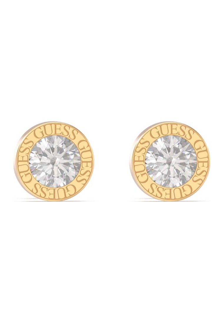 Guess Womens UBE02244YG Ladies Color My Day Earrings - Gold Stainless Steel - One Size | Guess Sale | Discount Designer Brands
