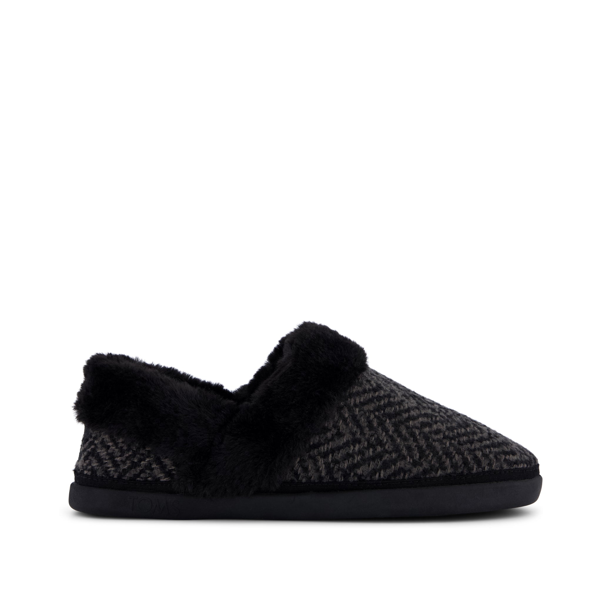 Women's Oslo Convertible Slipper Herringbone | Black | Size 10 | TOMS Official Site - Shoes, Accessories, & Apparel