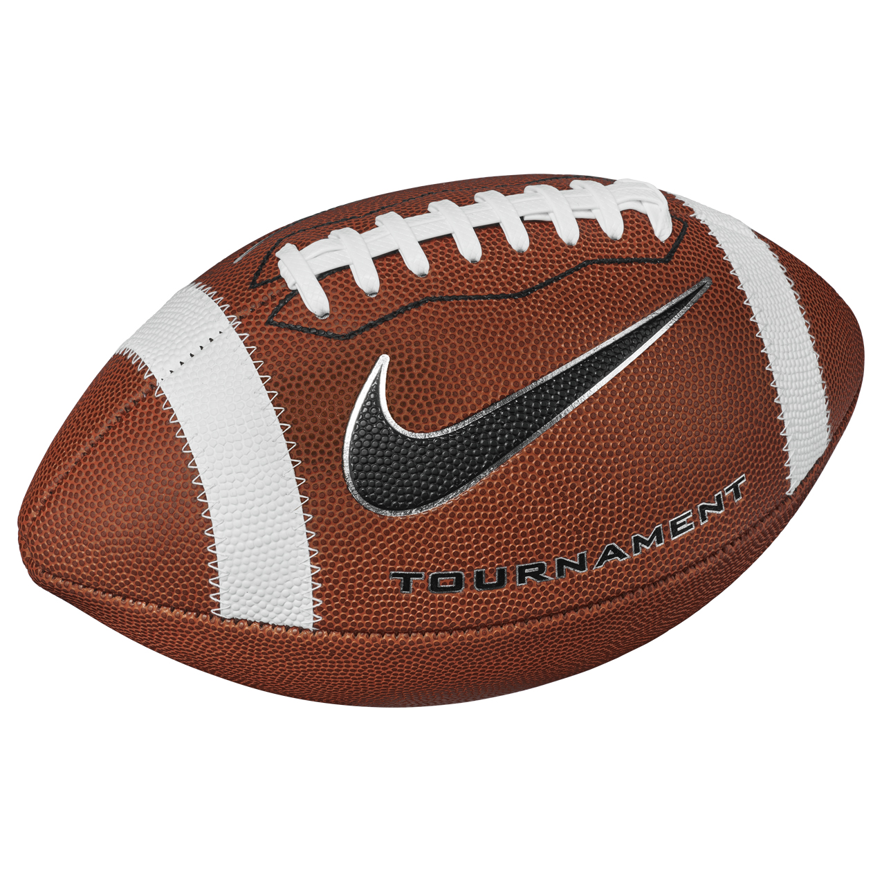 Nike Tournament Junior Football Brown/White/Silver