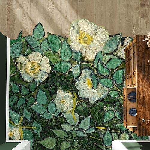 Eingangsbereich Türmatte für Wohnküche Flur Weich Rutschfest Maschinenwaschbar PVC Boden Teppich Ölmalerei Kunstdesign Fleckenresistent Wasserdicht Einfach zu reinigen Innen dekorativer Teppich Image
