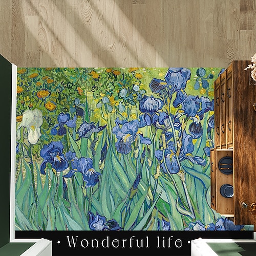 Eingangsbereich Türmatte für Wohnküche Flur Weich Rutschfest Maschinenwaschbar PVC Boden Teppich Ölmalerei Kunstdesign Fleckenresistent Wasserdicht Einfach zu reinigen Innen dekorativer Teppich Image