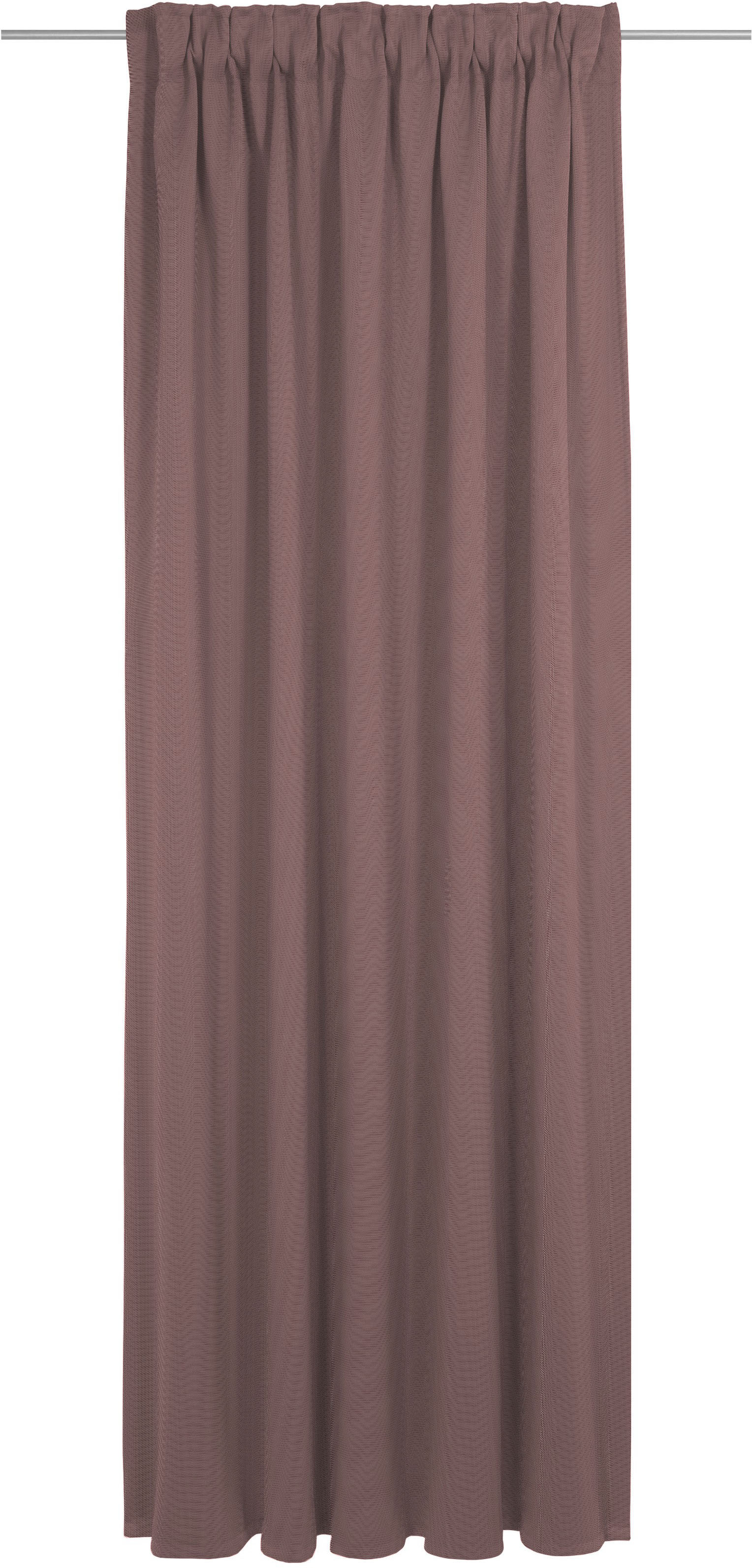 Vorhang ADAM "Uni Collection light", rot (kirschrot), B:142cm H:335cm, Baumwolle (Bio-Baumwolle), Gardinen, aus 100% Bio-Baumwolle Image