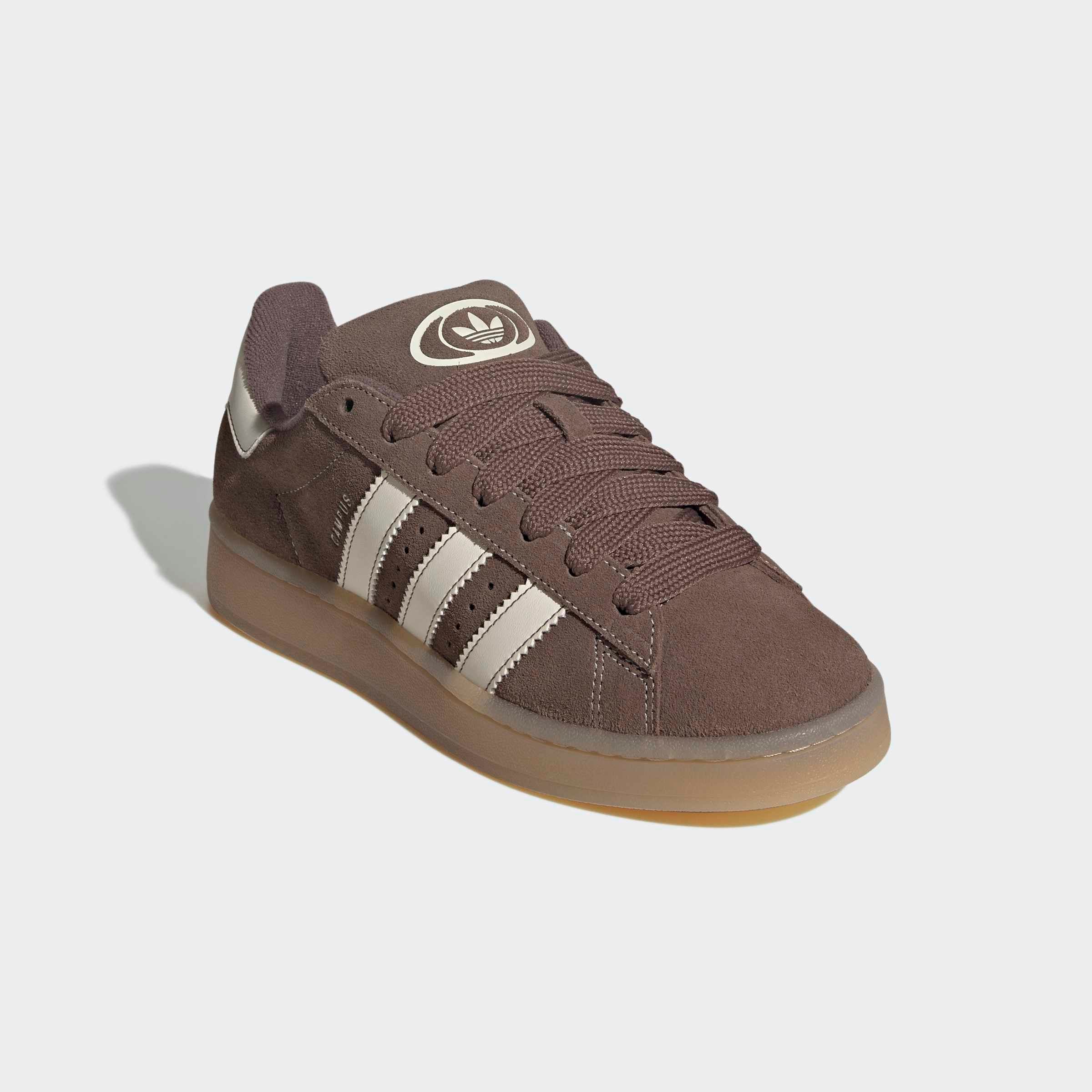 Sneaker ADIDAS ORIGINALS "CAMPUS 00S", Gr. 39, earth strata, wonder weiß, magic beige, Leder, Sportlich, Schuhe