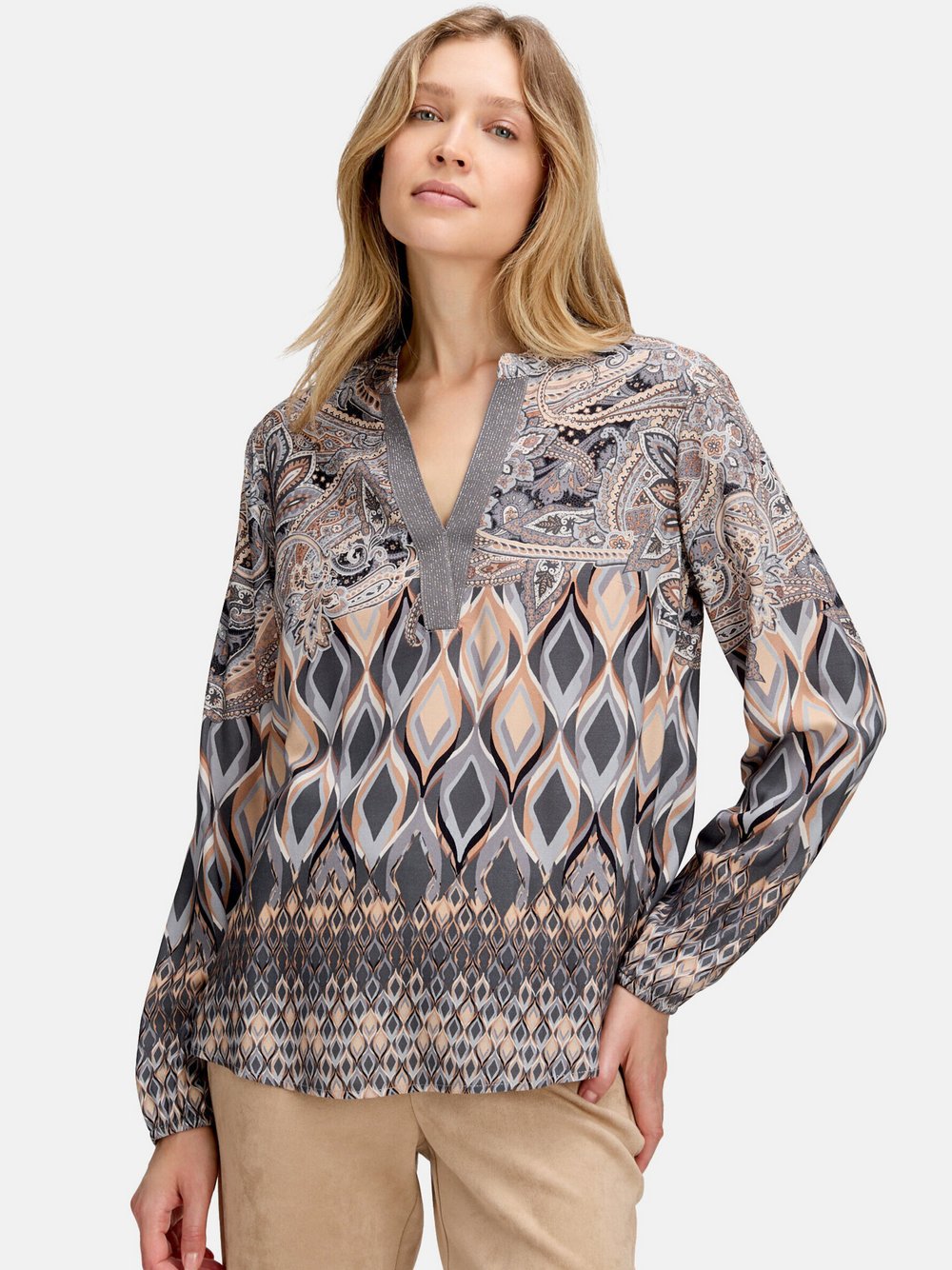 Betty Barclay Longbluse Damen grau, 44 Image