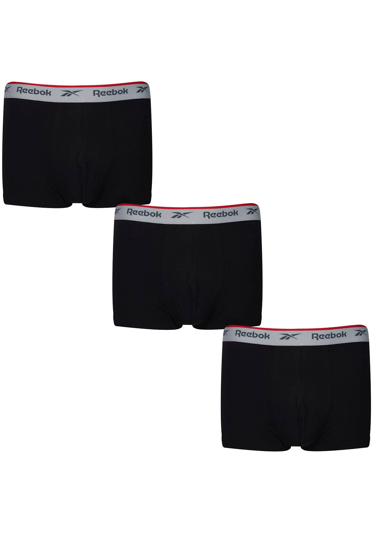 Trunk REEBOK "OVETT", Herren, Gr. XL, schwarz, Single Jersey, Obermaterial: 95% Baumwolle, 5% Elasthan, unifarben, eng, Unterhosen, mit elastischem Logobund Image