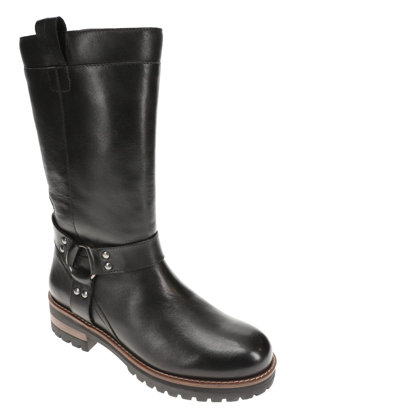 Softwalk Edgewater - Womens 6 Black Boot Medium