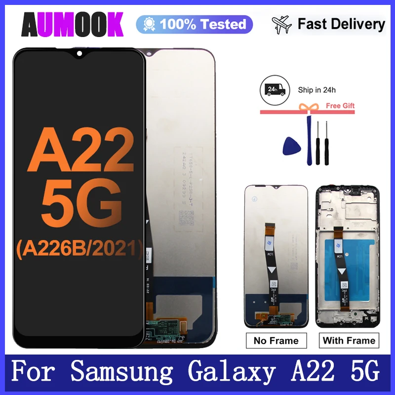 100% getestet A22 5G LCD Für Samsung Galaxy A22 5G A226B LCD Display Touchscreen Digitizer Montage A226B/DS A226B/DSN A226BR Image