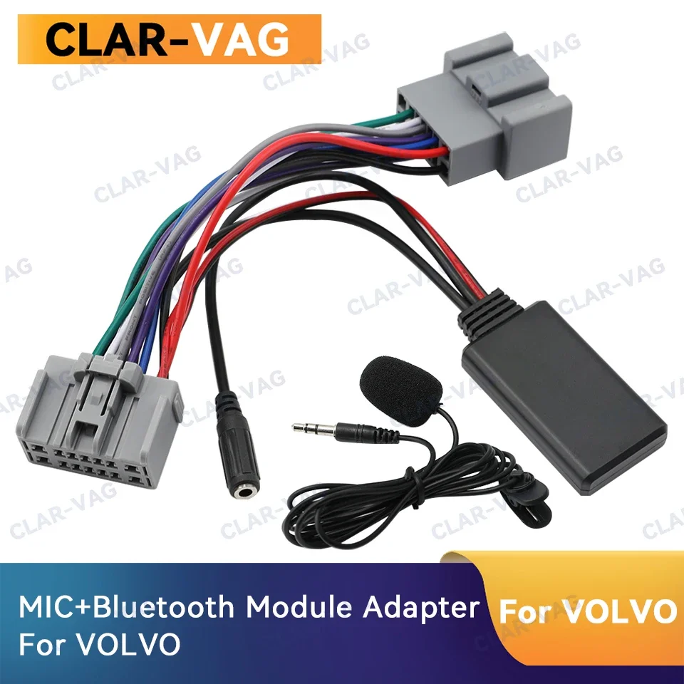 Für Volvo C30 C70 S40 S60 S70 S80 V40 V50 V70 XC70 XC90 Auto Bluetooth Modul AUX-IN Audio Kabel Adapter kabel Image
