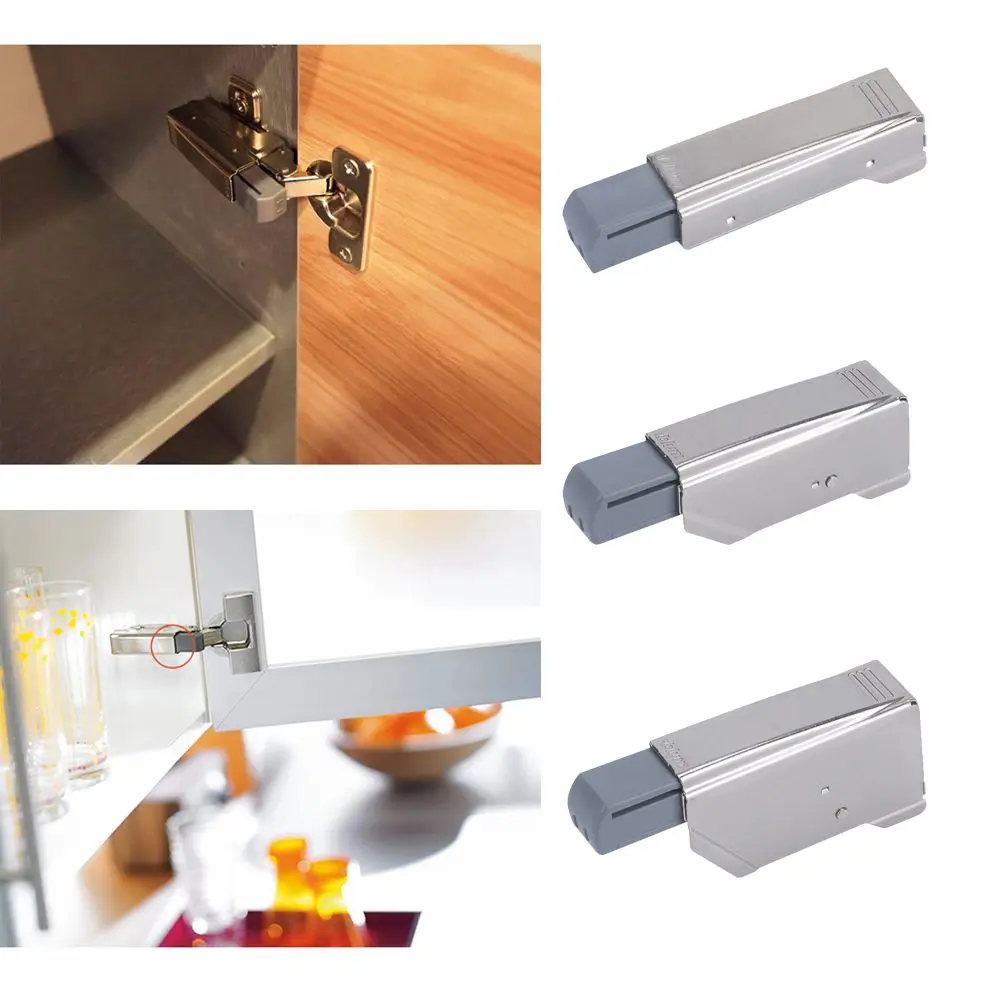 Ammortizzatore per cerniera a braccio dritto regolabile per cerniere per porte dell'armadio dell'armadio, hardware per mobili con cerniera a buffer automatico