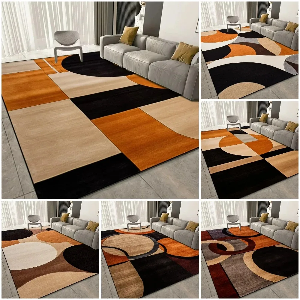 Luxury Geometric Carpets for Living Room Large Area Home Decoration Rugs for Bedroom Soft Non-slip Mat for Kitchen Doormat 러그