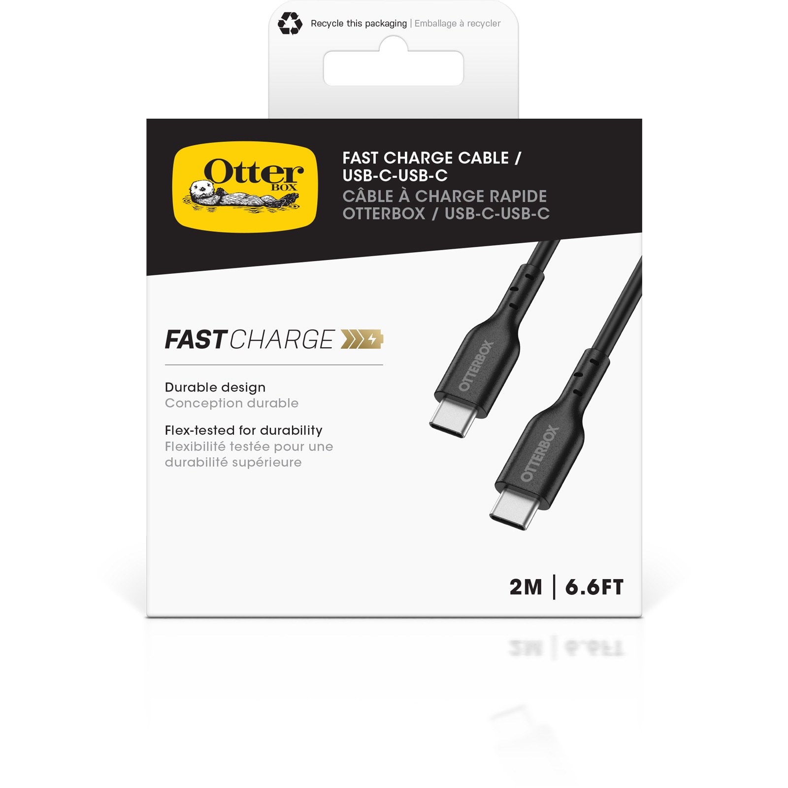 OTTERBOX USB-Kabel "Standard USB-C zu USB-C PD-Kabel 2m", schwarz, 200cmcm, Kabel Image