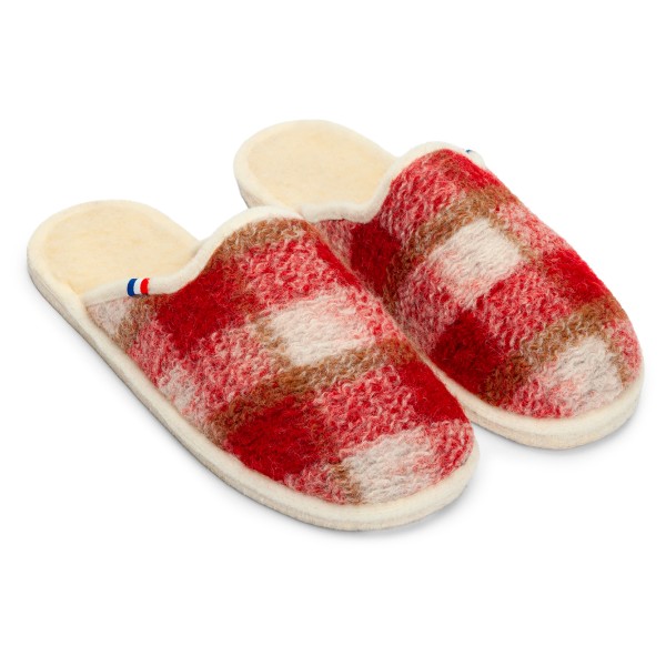Espadrij - Women's Chausson Woolcheck - Hausschuhe 39 | EU 39 rot