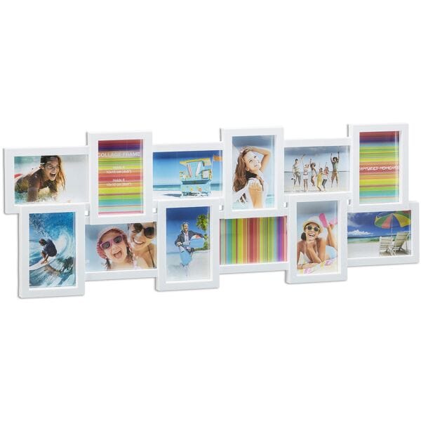 relaxdays Bilderrahmen Collage 12 Fotos Image