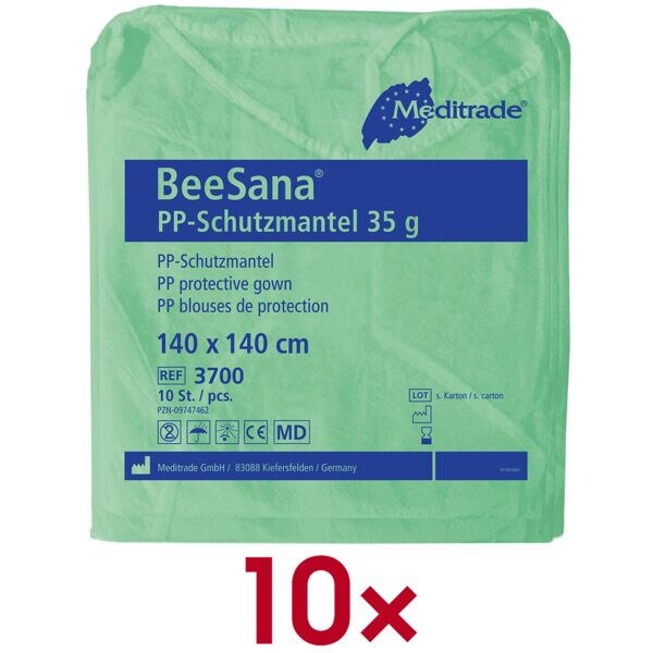 Meditrade Schutzkittel »BeeSana®PP« Einheitsgröße 10 Stück Image