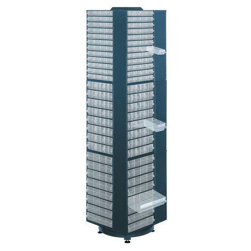 Stand Rotatif Pour 12 Blocs Tiroirs 150 Mm (h 555 Mm) - Raaco