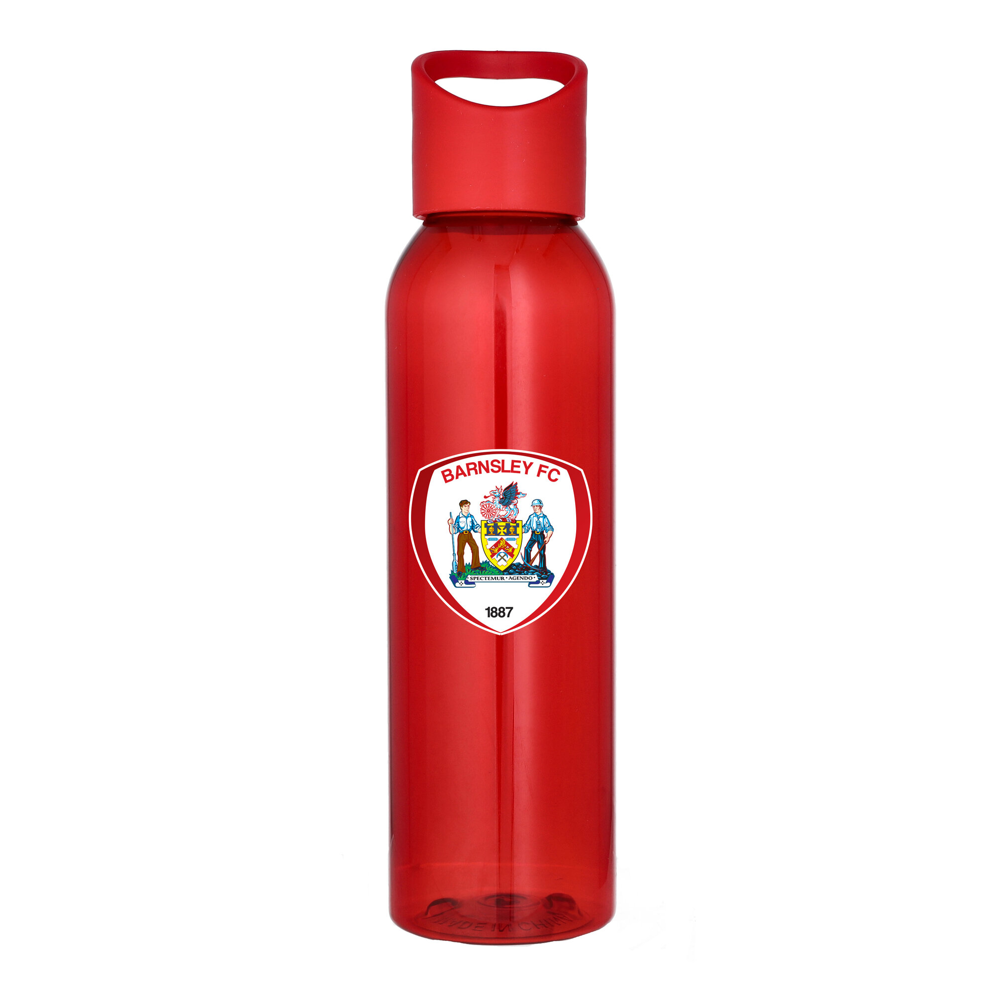 Barnsley FC Logo Kunststoff-Trinkflasche, 650 ml, Rot Image