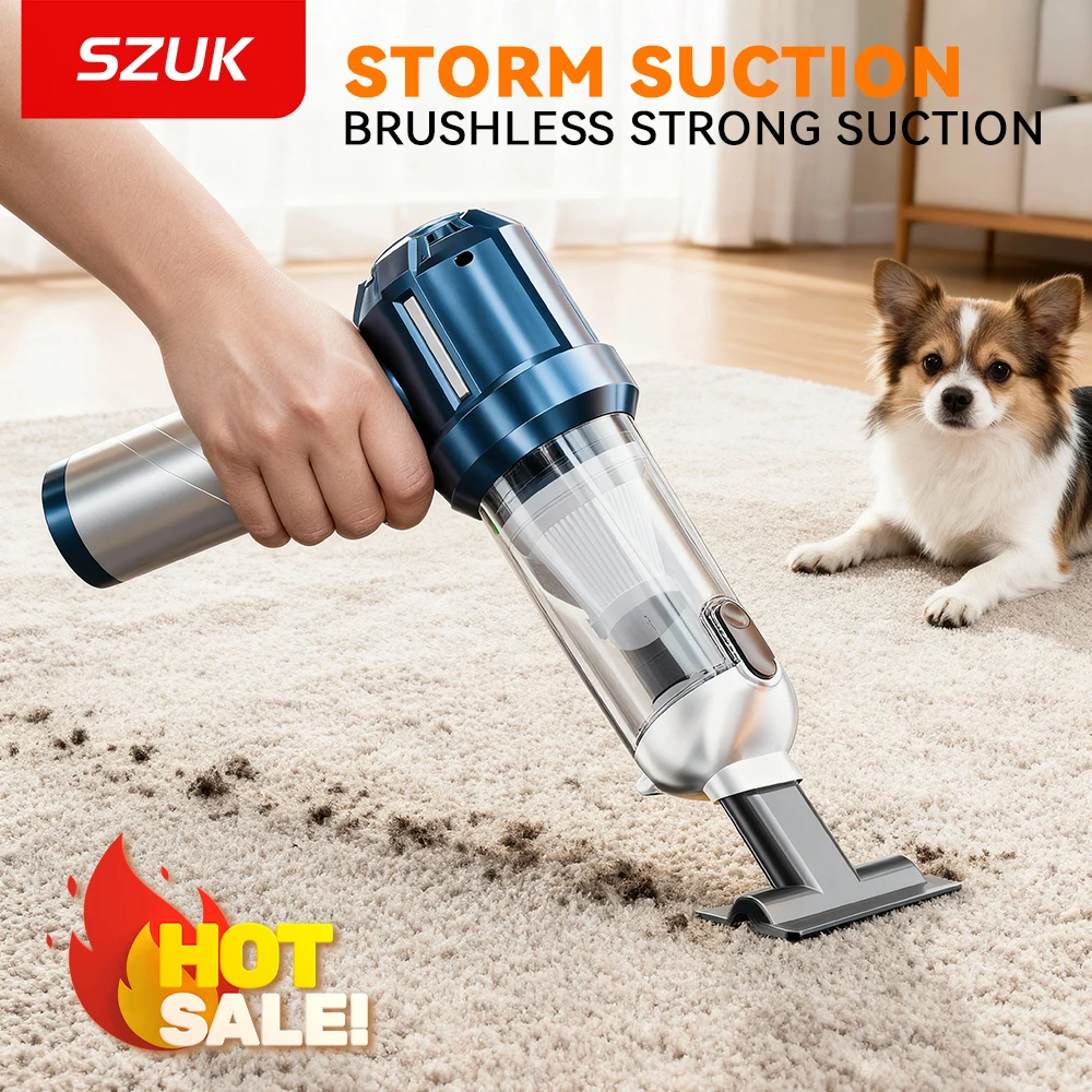 SZUK aspirateur de voiture à main puissant aspirateur Portable sans fil pour appareil ménager puissant souffleur d