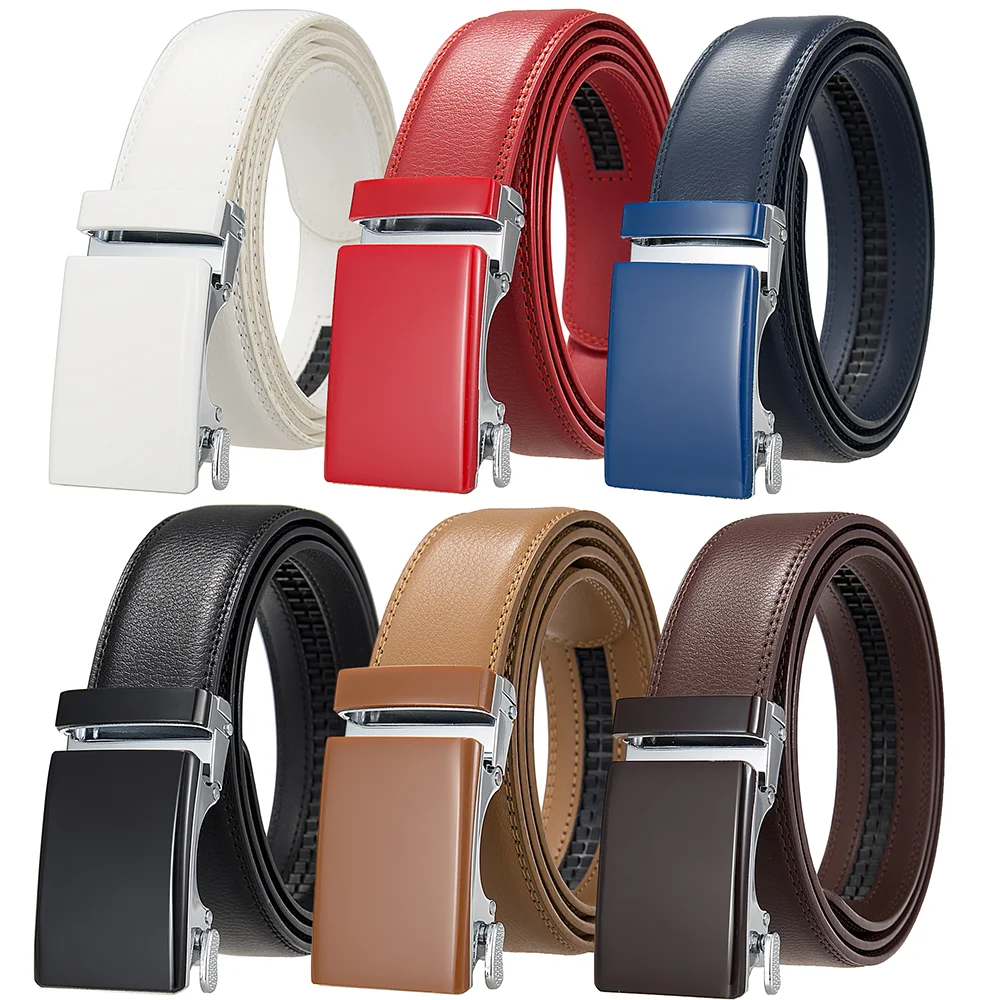 Neue Männer Gürtel Mode Legierung Automatische Schnalle Gürtel Business Angelegenheiten Casual Dekoration Gürtel männer Gürtel 3,5 cm Schwarz blau Rot Kaffee