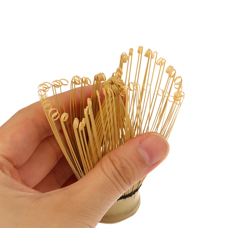 Traditioneller Matcha-Schneebesen, wiederverwendbarer Bambus-Chasen für Grüntee-Rührer, spülmaschinenfeste Matcha-Grüntee-Bürsten Image