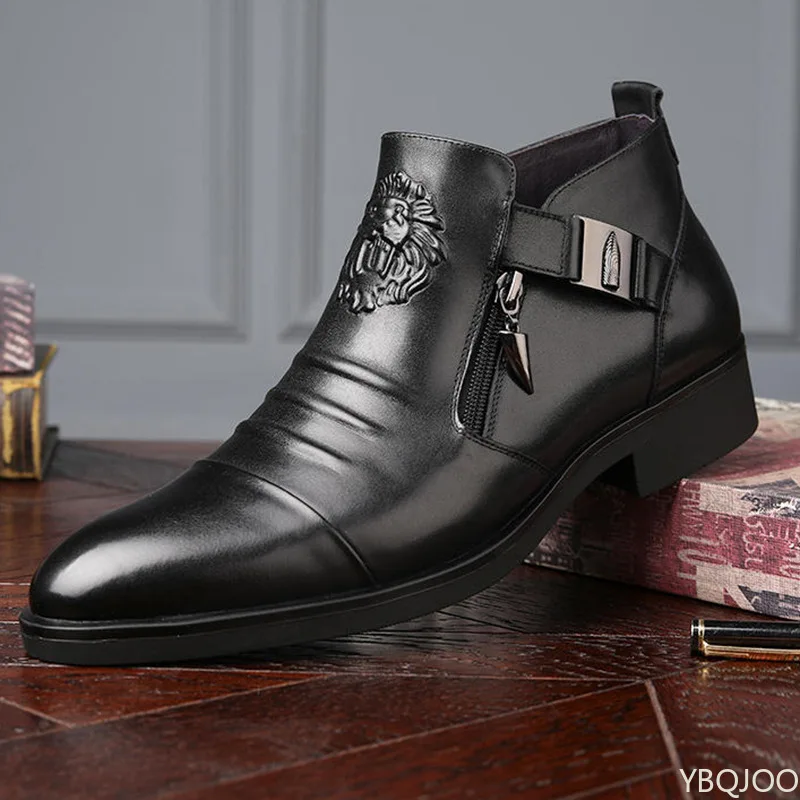 Elegante minimalistische Herrenschuhe neue Frühling Herbst lässig bequeme Herrenschuhe modische vielseitige Wohnungen Image