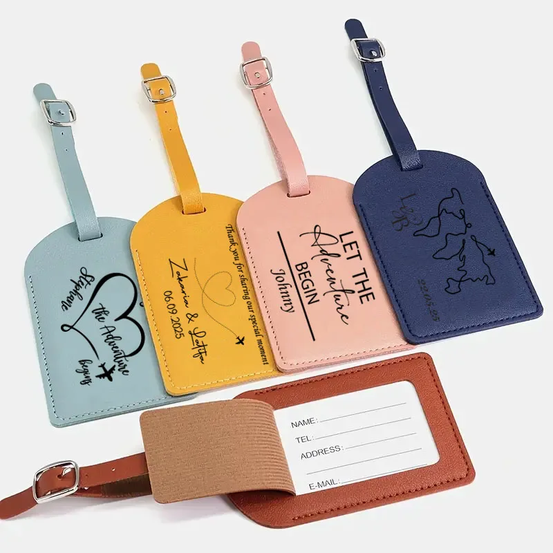 5 Stück personalisierte Hochzeitsgeschenke in großen Mengen für Gäste, individuelle Gepäckanhänger für Paare, Brautparty-Geschenk, Partygeschenke, Geschenke für Paare Image