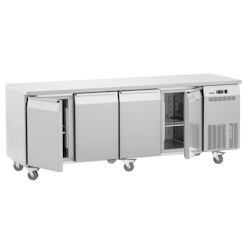 Bartscher Kühltisch Easy T4, mit Flügeltüren, fahrbar Image