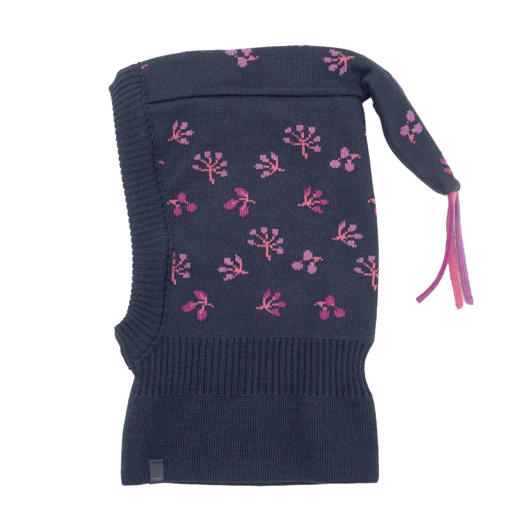 Schlupfmütze MAXIMO, Baby, Gr. 53, blau (navy), Strick, Baumwolle, gemustert, Mützen, Baumwolle, gestrickt, gefüttert, gemustert Image