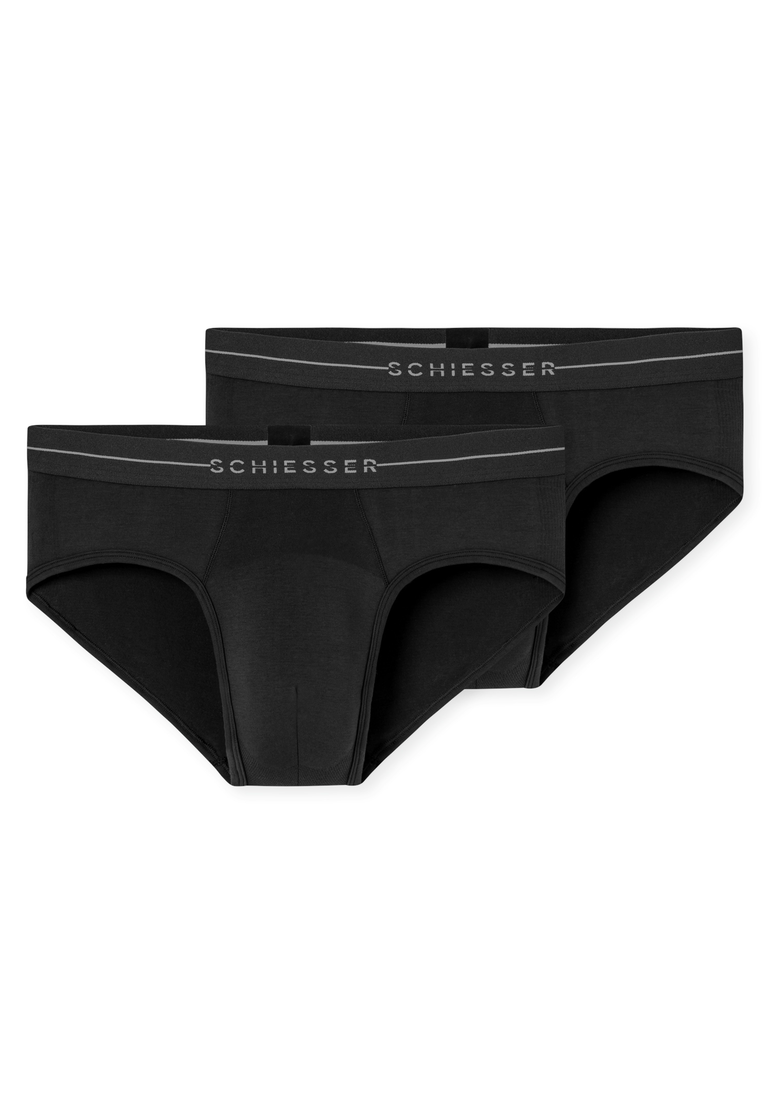 Rioslip SCHIESSER "Cotton Flex", Herren, Gr. 8, schwarz (000, schwarz), Single Jersey, Obermaterial: 85% Baumwolle, 10% Polyamid, 5% Elasthan, körpernah, Unterhosen, Baumwollmischung, ohne störende Seitennähte, superweich Image