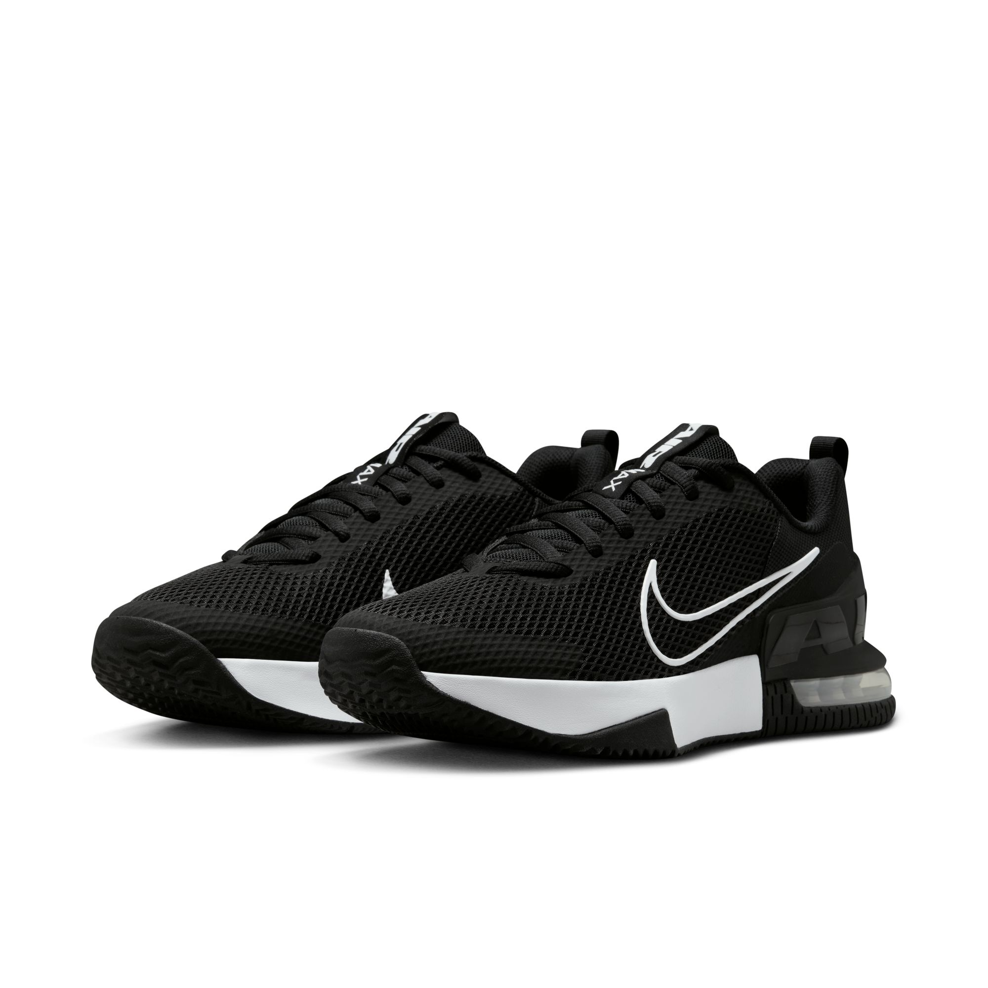 Trainingsschuh NIKE "M AIR MAX ALPHA TRAINER 6", Gr. 44, schwarz, weiß, schwarz, Synthetik, Textil, Schuhe